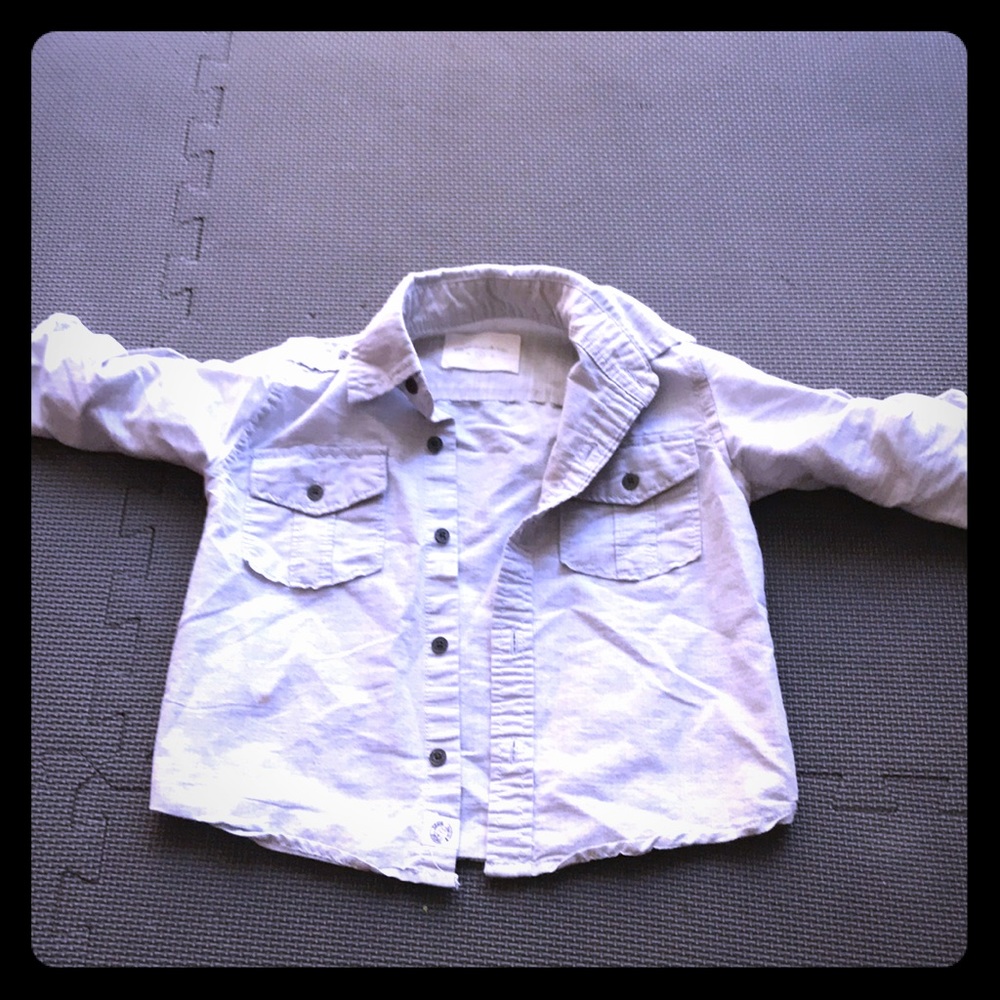 Toddler button down